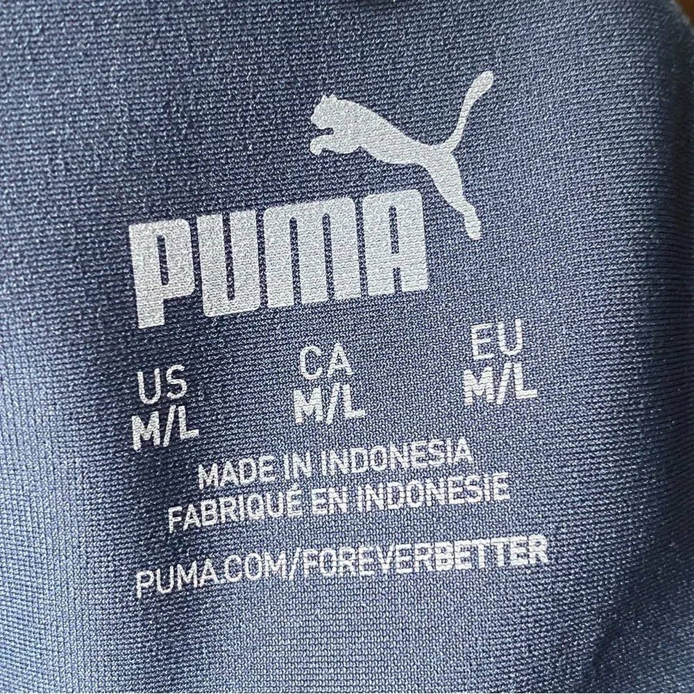 Puma Teal Sporty Gorpcore Stretch Athletic Golf Pockets Skirt Shorts Skort M/L